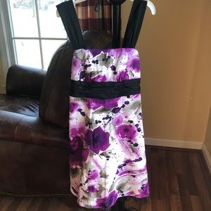 Purple Patterned Dress